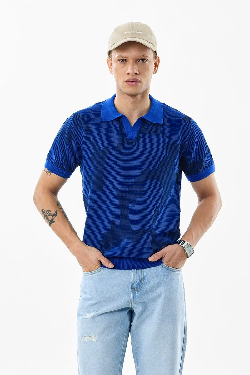 SNITCH Regular Fit 100% Cotton Camouflage Polo T-Shirt